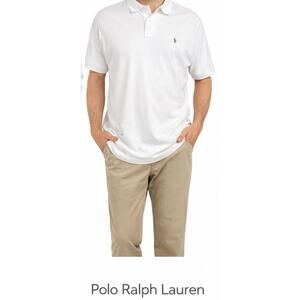 Polo Ralph Lauren Polo Shirt Mens XXL White Classic Fit Pony Logo
